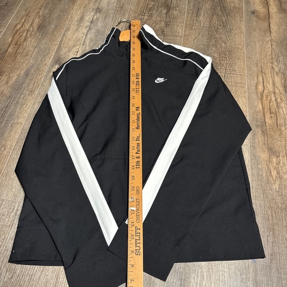 Nike Track Jacket Boys M 8-10 Black Full Zip Long Sleeve - Picture 12 of 12